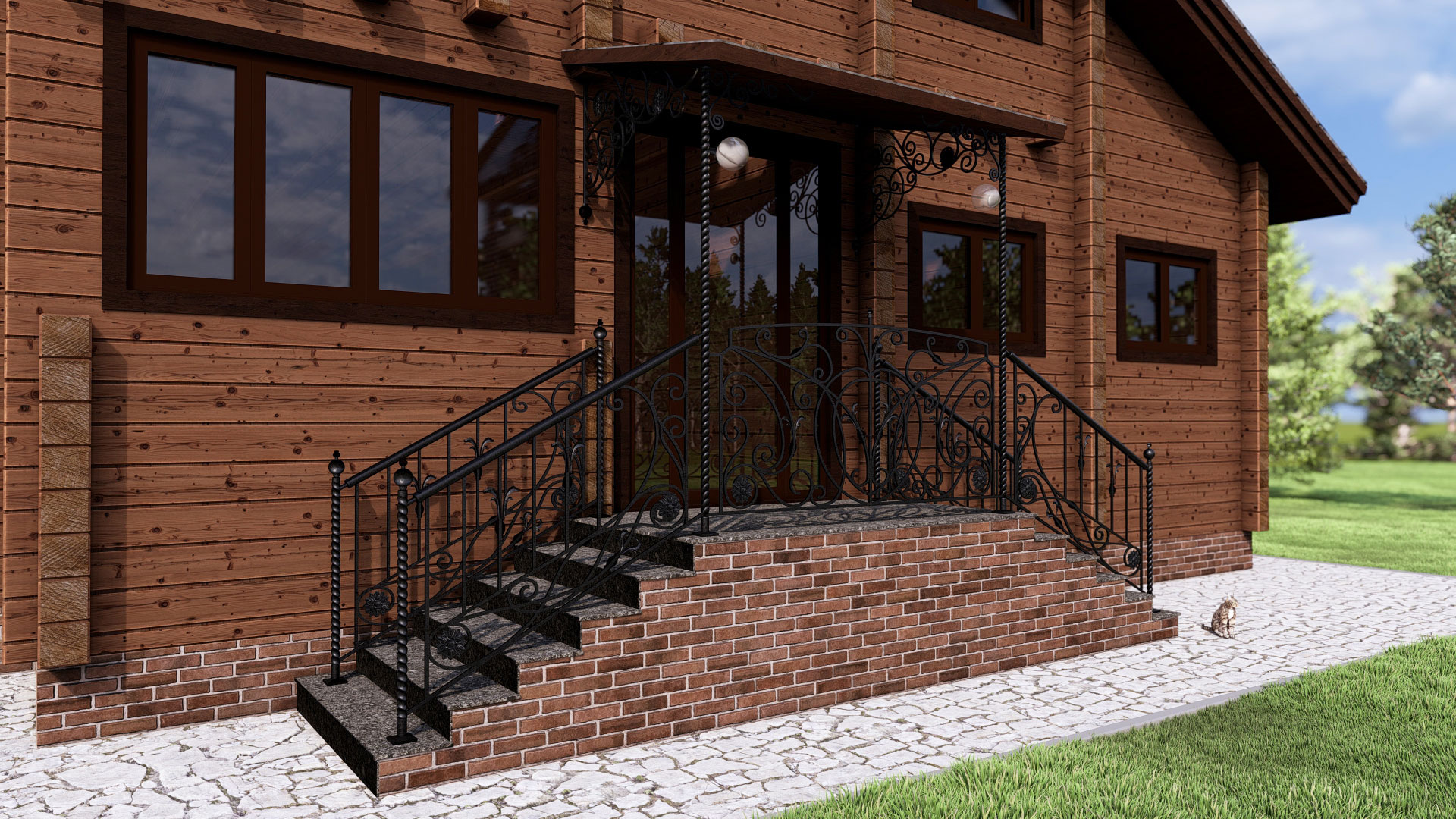 Крыльцо в индивидуальном доме